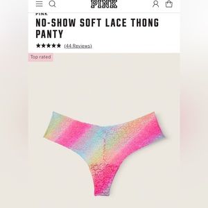 Women size small VS thong panties